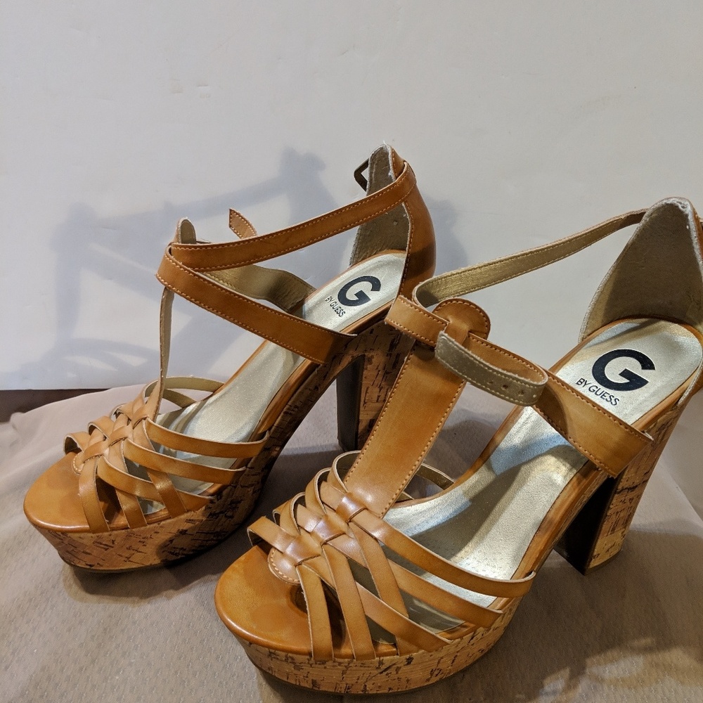 Platform high heel sandals